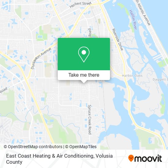 East Coast Heating & Air Conditioning map