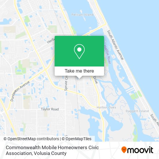 Mapa de Commonwealth Mobile Homeowners Civic Association