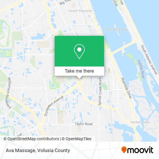 Ava Massage map