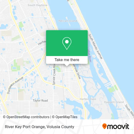 River Key Port Orange map