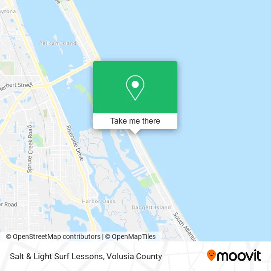 Salt & Light Surf Lessons map