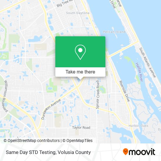 Mapa de Same Day STD Testing