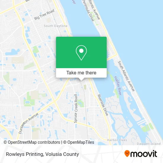 Rowleys Printing map