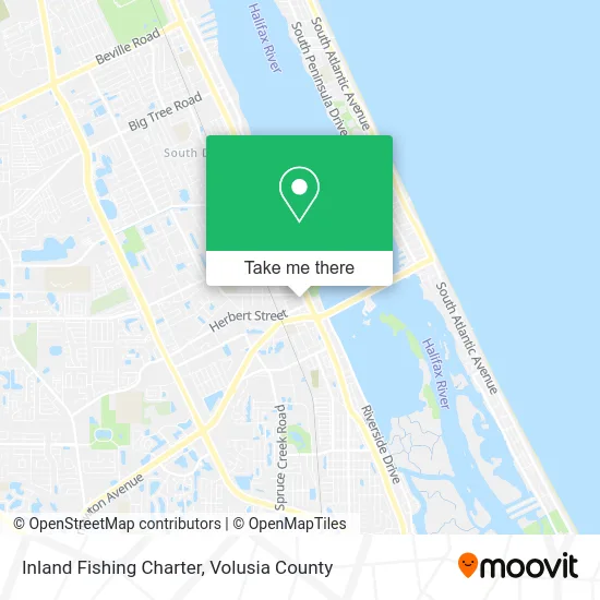 Inland Fishing Charter map