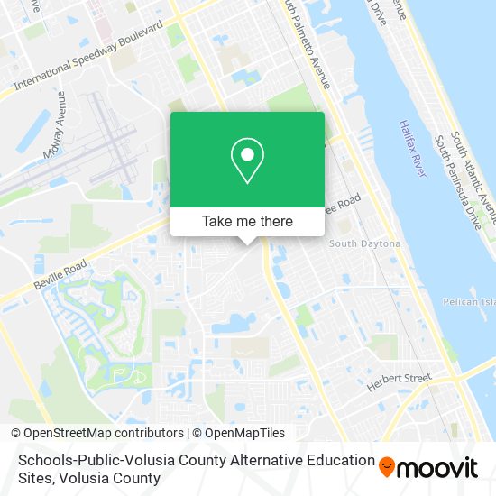 Mapa de Schools-Public-Volusia County Alternative Education Sites