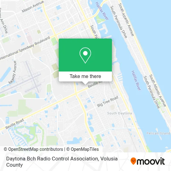 Daytona Bch Radio Control Association map