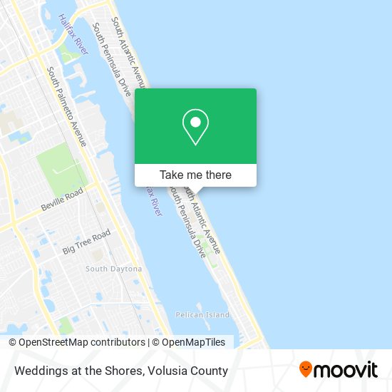 Weddings at the Shores map