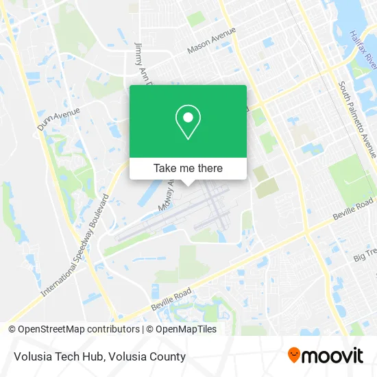Volusia Tech Hub map