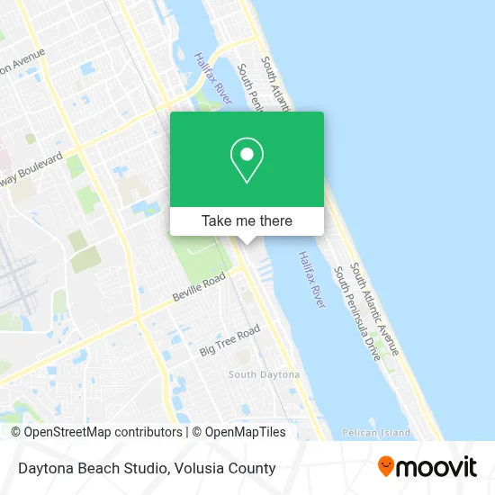 Daytona Beach Studio map