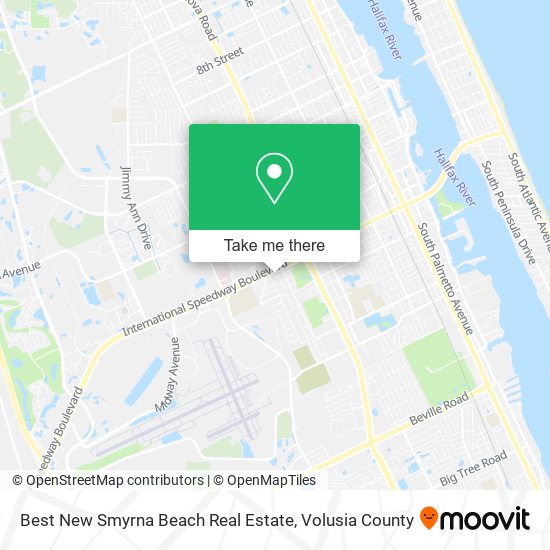 Mapa de Best New Smyrna Beach Real Estate