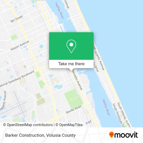 Barker Construction map