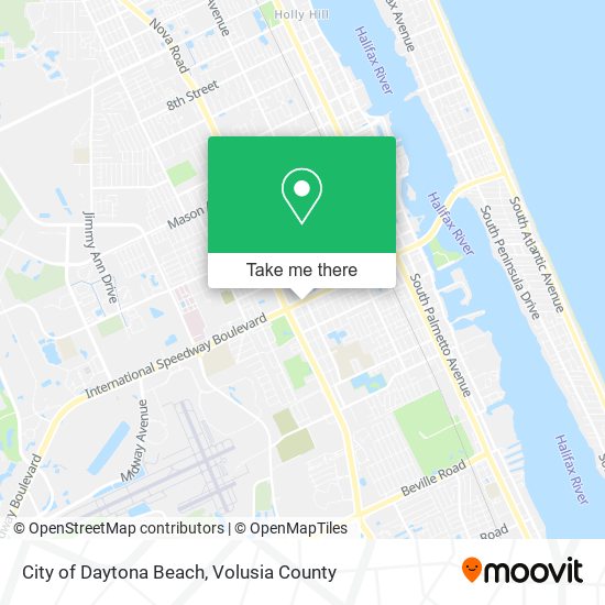 Mapa de City of Daytona Beach