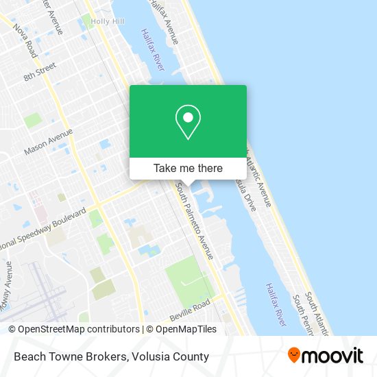 Beach Towne Brokers map