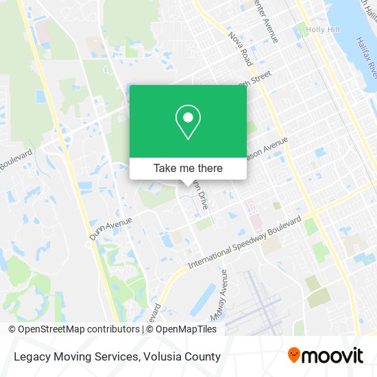 Legacy Moving Services map