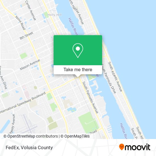 Mapa de FedEx