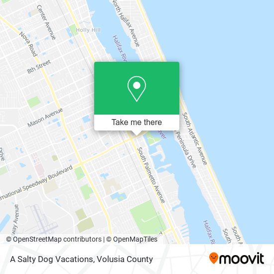 A Salty Dog Vacations map