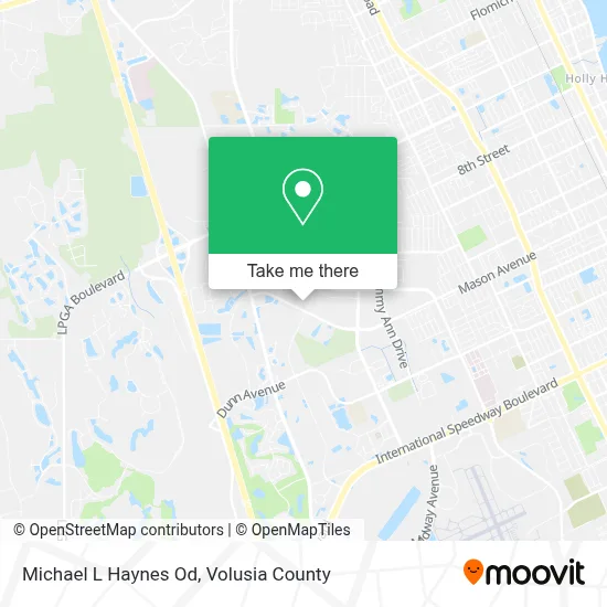 Michael L Haynes Od map