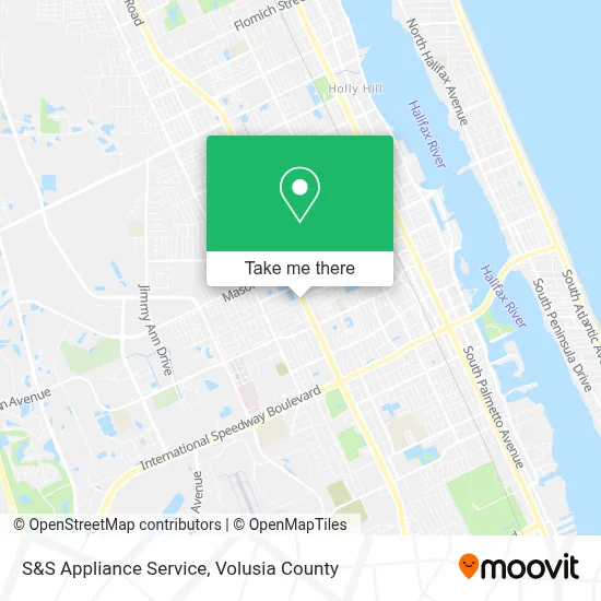 S&S Appliance Service map