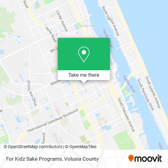 Mapa de For Kidz Sake Programs