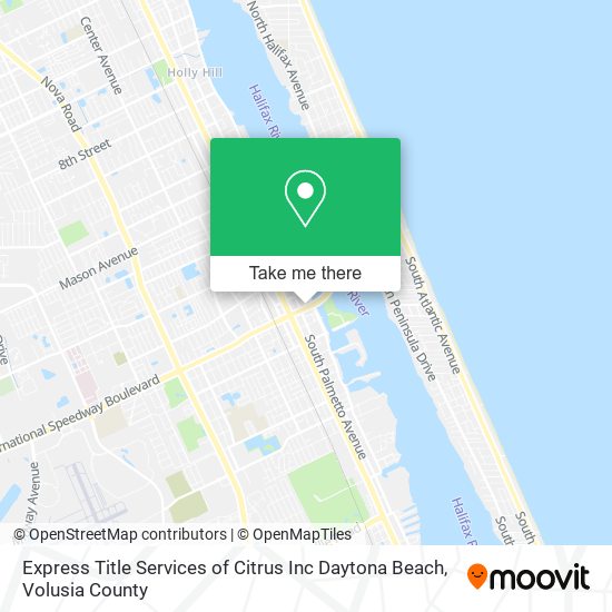 Express Title Services of Citrus Inc Daytona Beach map