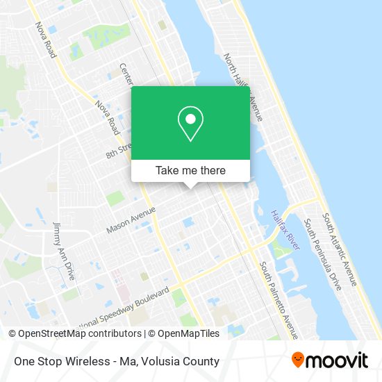 Mapa de One Stop Wireless - Ma