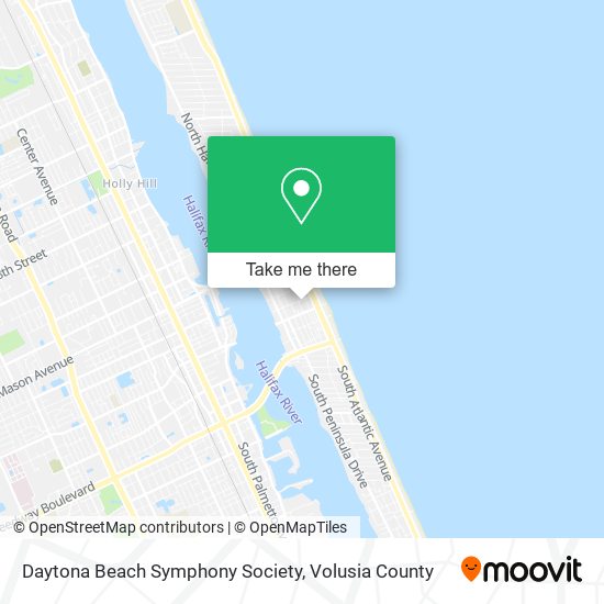 Mapa de Daytona Beach Symphony Society