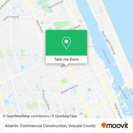 Atlantic Commercial Construction map