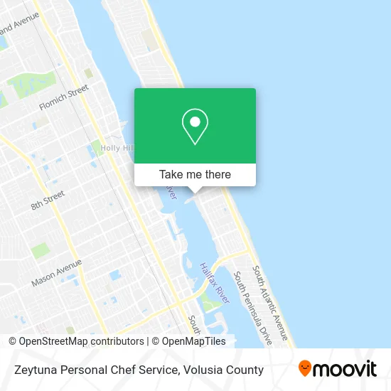 Zeytuna Personal Chef Service map