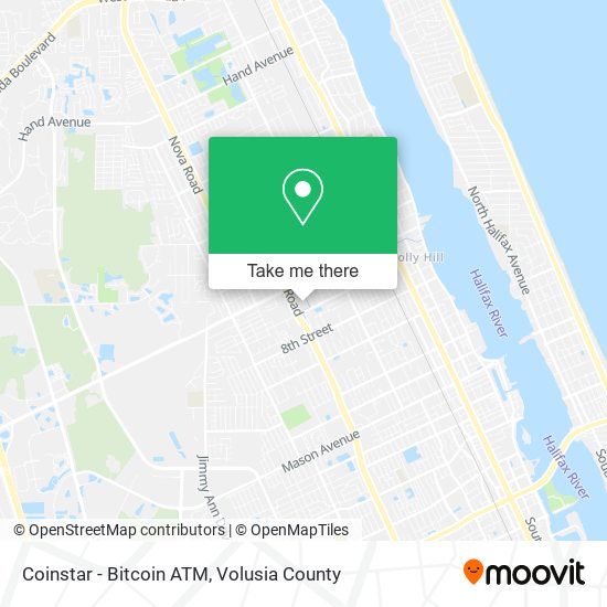 Mapa de Coinstar - Bitcoin ATM