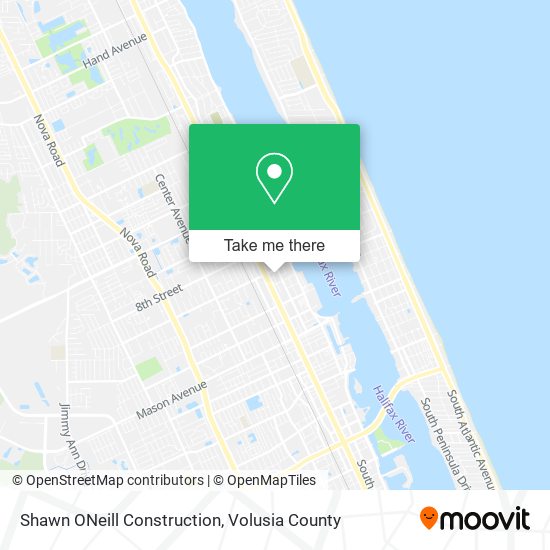 Shawn ONeill Construction map