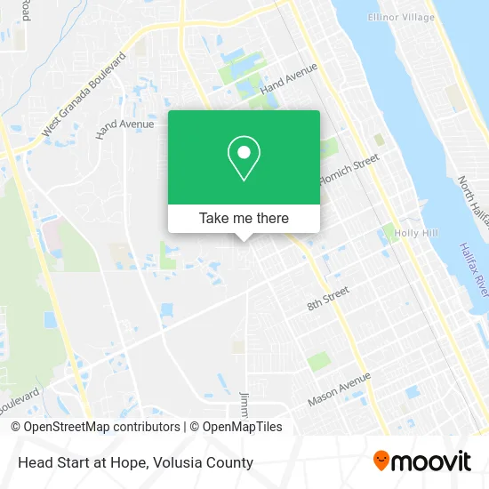 Head Start at Hope map