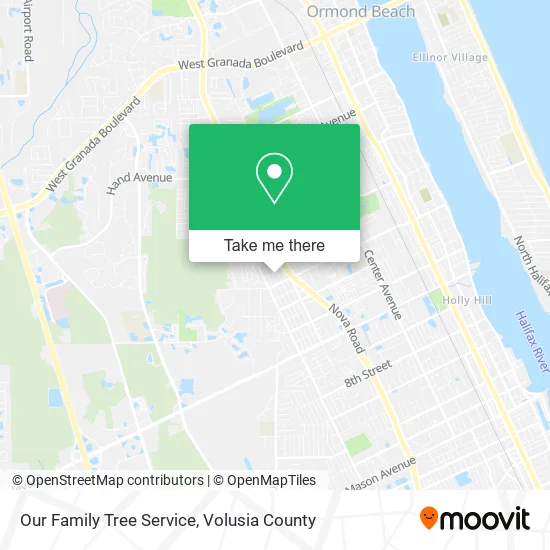 Our Family Tree Service map