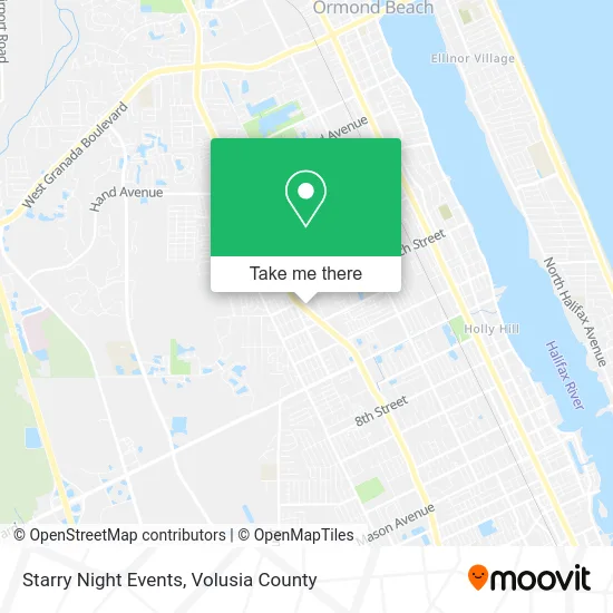 Starry Night Events map