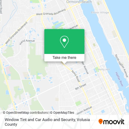 Mapa de Window Tint and Car Audio and Security