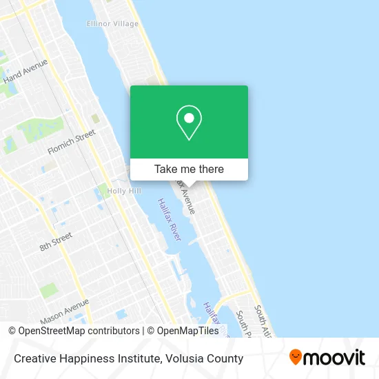 Creative Happiness Institute map
