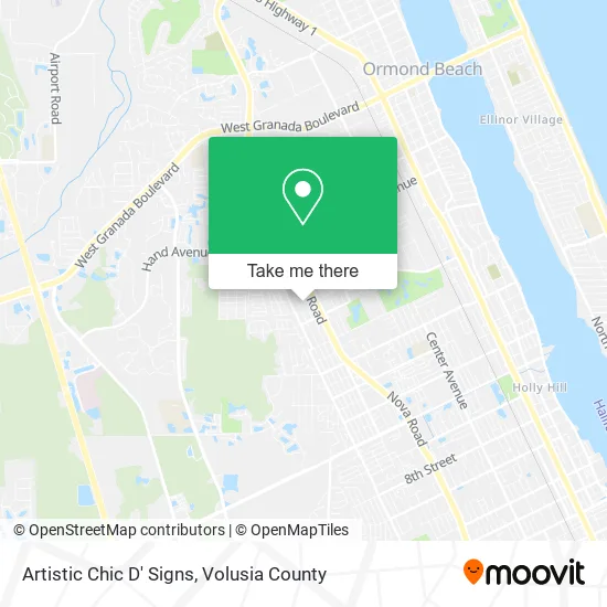 Artistic Chic D' Signs map