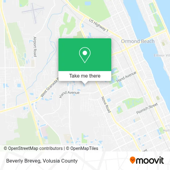 Beverly Breveg map