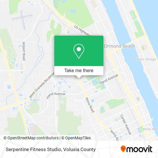 Mapa de Serpentine Fitness Studio