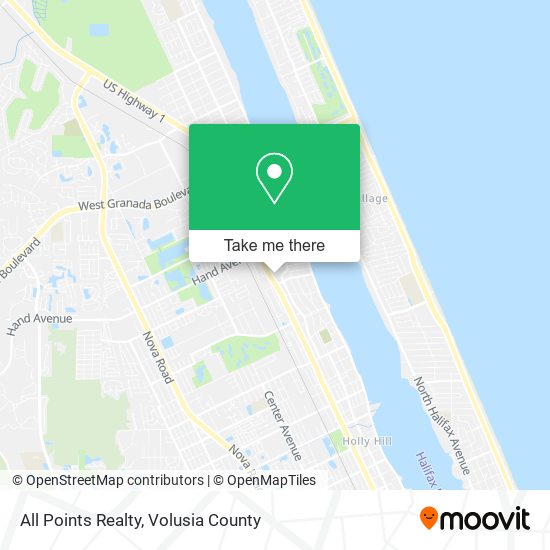 All Points Realty map