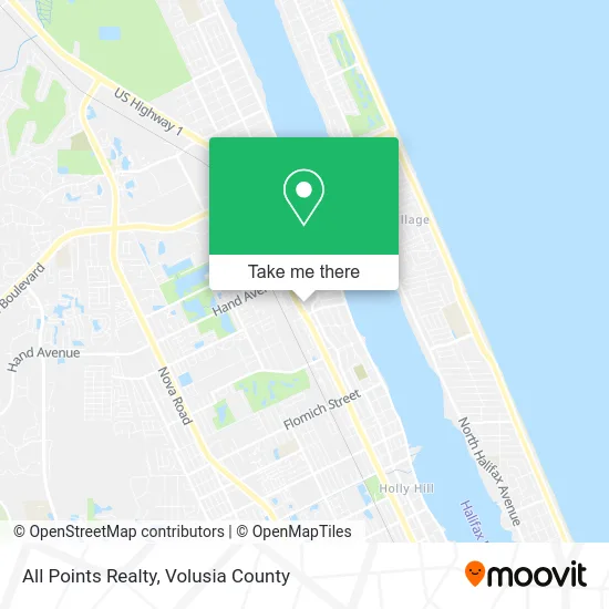 All Points Realty map