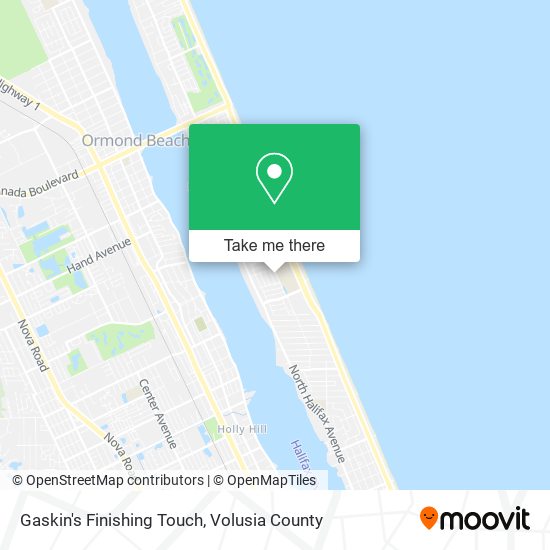 Gaskin's Finishing Touch map