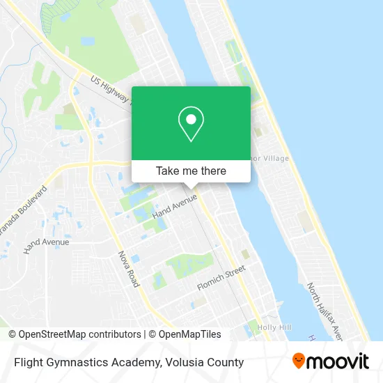 Flight Gymnastics Academy map
