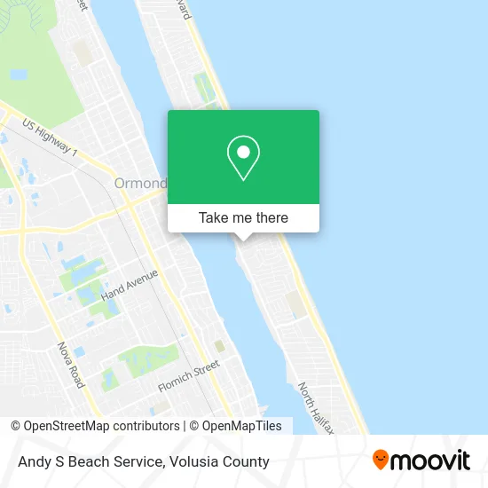 Andy S Beach Service map