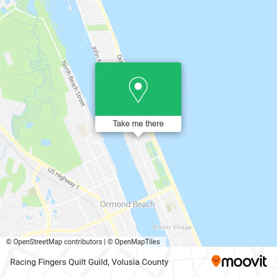 Racing Fingers Quilt Guild map