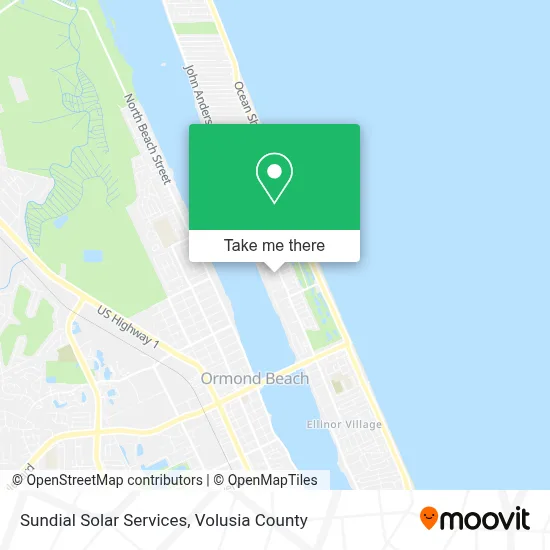 Sundial Solar Services map