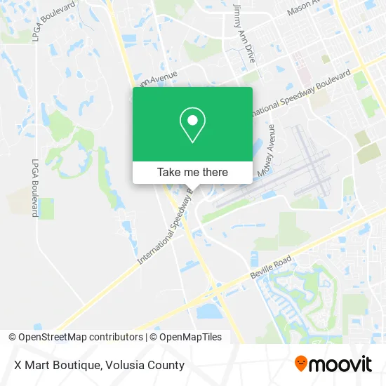 X Mart Boutique map