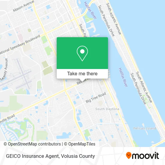 GEICO Insurance Agent map