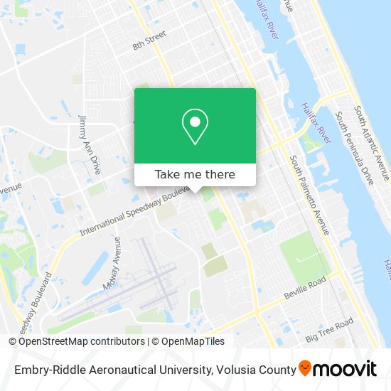 Embry-Riddle Aeronautical University map