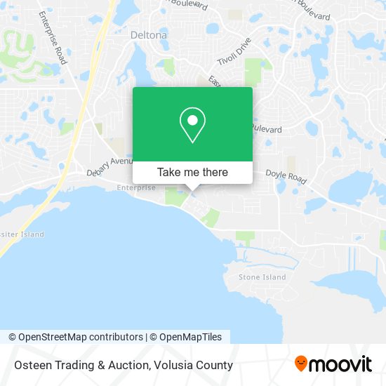 Mapa de Osteen Trading & Auction