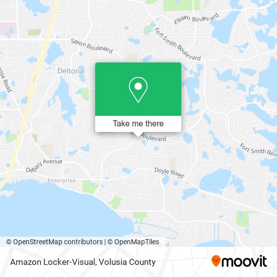 Amazon Locker-Visual map